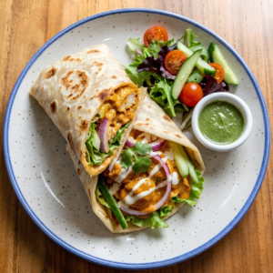 Butter Chicken Kathi Roll